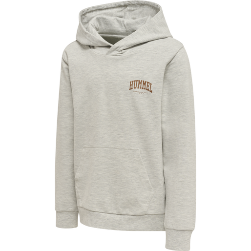 hmlFAST HOODIE, LIGHT GREY MELANGE, packshot