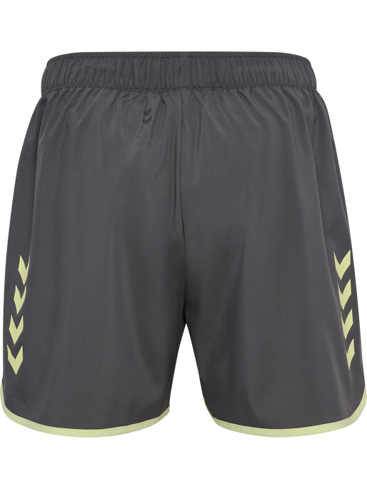 hmlPULSE HERITAGE SHORTS, BLACKENED PEARL, packshot