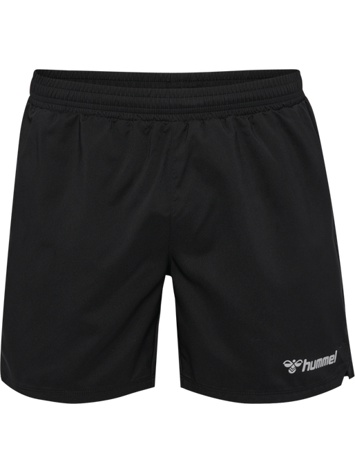 hmlRUN SHORTS, BLACK hmlRUN SHORTS, BLACK, packshot