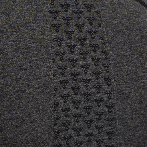 hmlCI SEAMLESS T-SHIRT, BLACK MELANGE, packshot