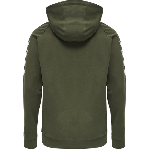 HMLGO COTTON HOODIE, GRAPE LEAF, packshot