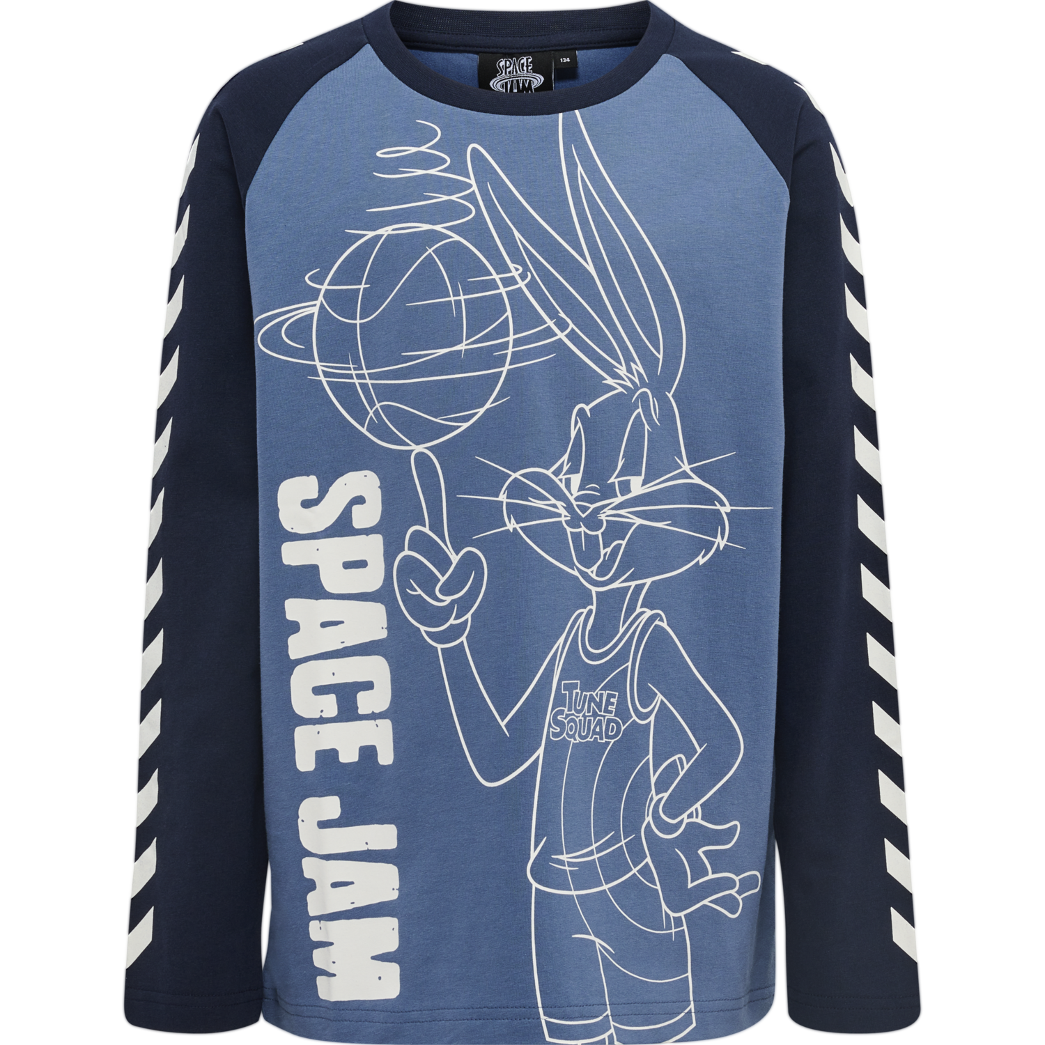 hmlSPACE JAM BOYS T-SHIRT L/S, BLUE HORIZON, packshot