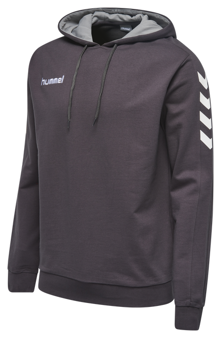hummel CORE COTTON HOODIE ASPHALT | hummel CORE COTTON HOODIE ASPHALT |