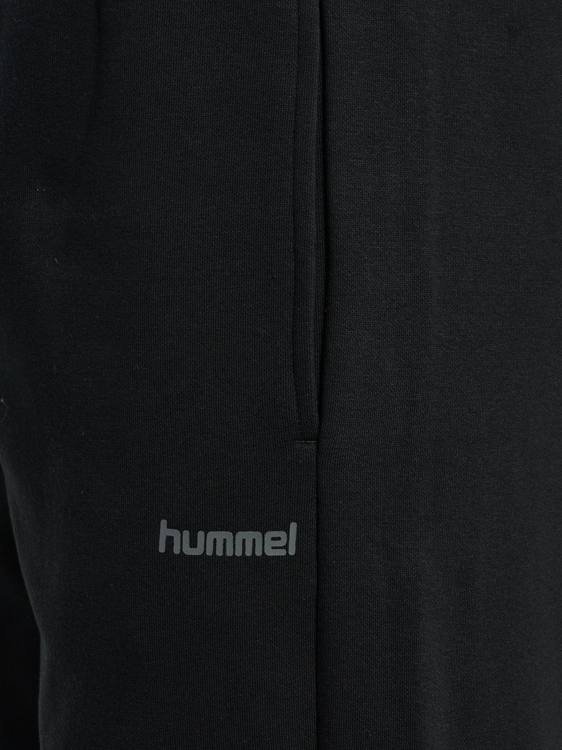 hmlKEEPER CHEVRON SWEAT PANTS, BLACK, packshot