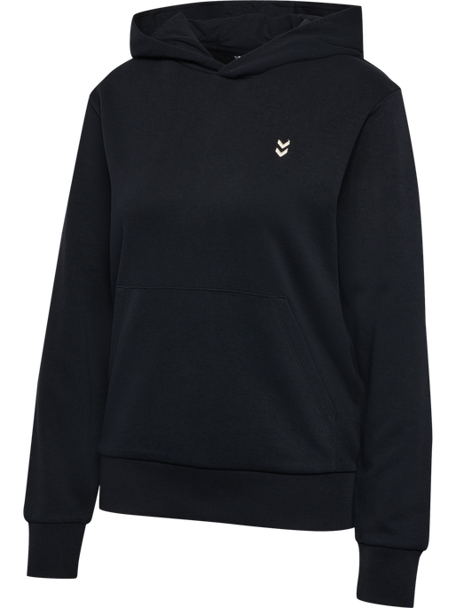hmlPULSE W SWEAT HOODIE, BLACK hmlPULSE W SWEAT HOODIE, BLACK, packshot