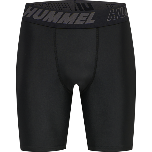 hmlTE TOPAZ TIGHT SHORTS, BLACK hmlTE TOPAZ TIGHT SHORTS, BLACK, packshot