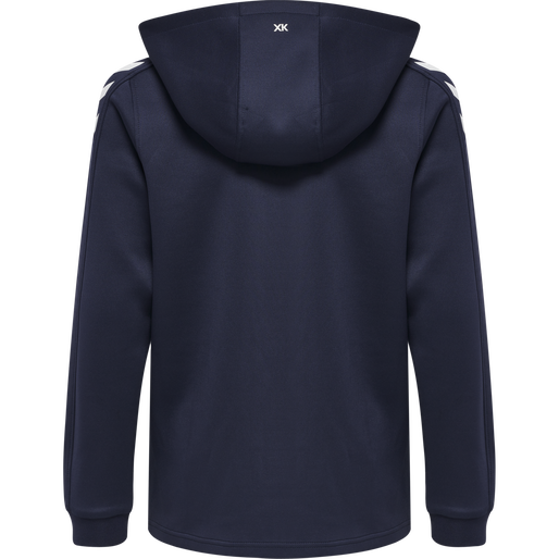hmlCORE XK POLY ZIP HOOD SWEAT KIDS, MARINE hmlCORE XK POLY ZIP HOOD SWEAT KIDS, MARINE, packshot