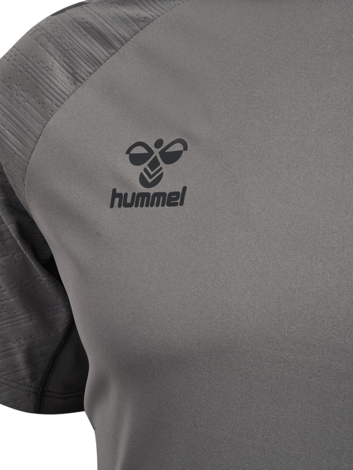 hmlPRO TRAINING JERSEY S/S, STEEL GRAY hmlPRO TRAINING JERSEY S/S, STEEL GRAY, packshot