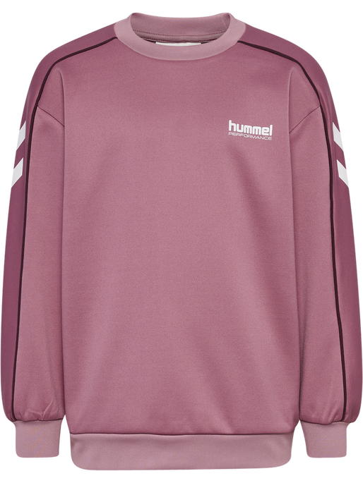 hmlJR INTERLOCK CREWNECK, WISTFUL MAUVE, packshot