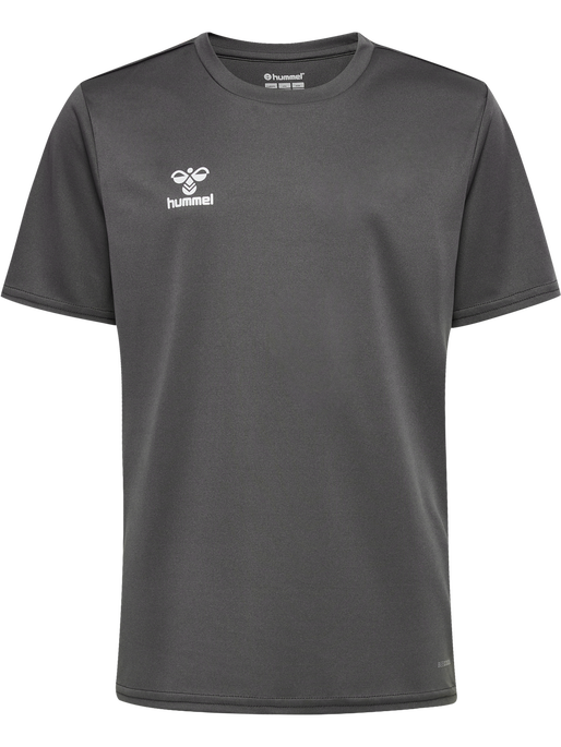 hmlESSENTIAL JERSEY S/S KIDS, STEEL GRAY, packshot