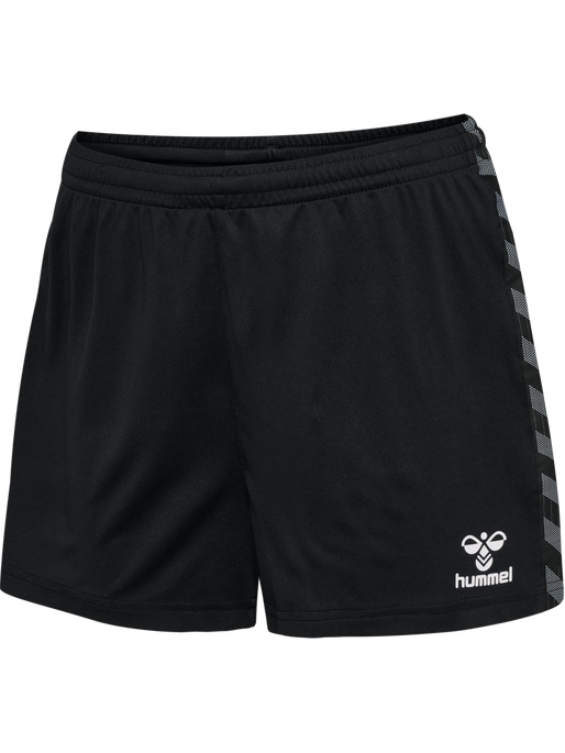 hmlAUTHENTIC PL SHORTS WOMAN, BLACK hmlAUTHENTIC PL SHORTS WOMAN, BLACK, packshot