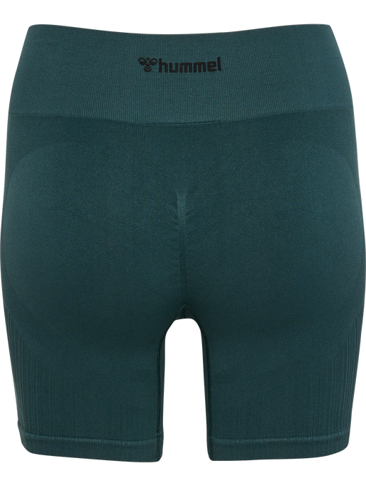 hmlMT DEFINE SEAML SCRUNCH SHORTS, GREEN GABLES, packshot