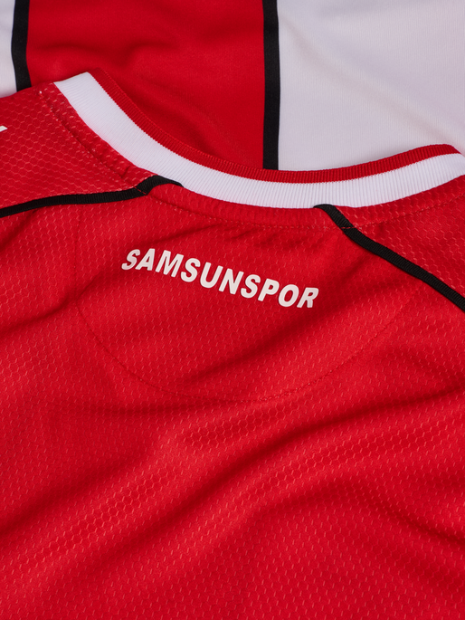 SAMSUNSPOR STRIPED JERSEY S/S 24/25, TRUE RED/WHITE, packshot