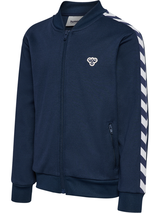 hmlJR ARCHIVE REG POLY ZIP JACKET, DRESS BLUES, packshot
