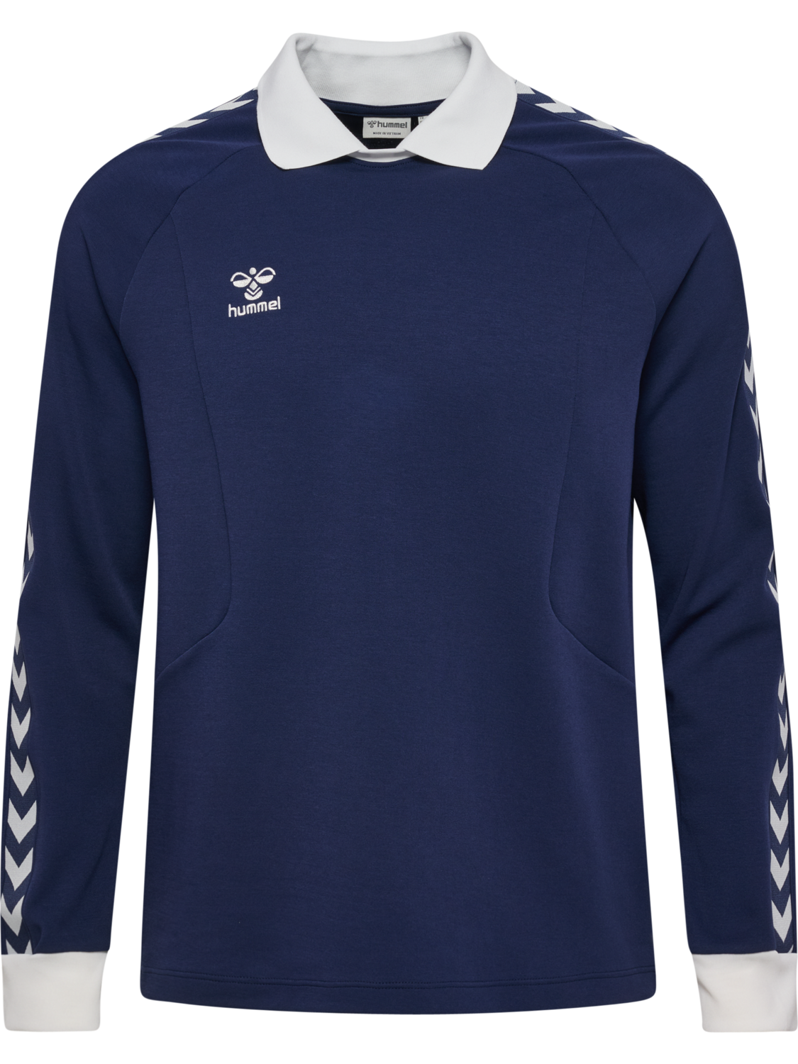 hmlROOT POLO L/S, MARINE, packshot