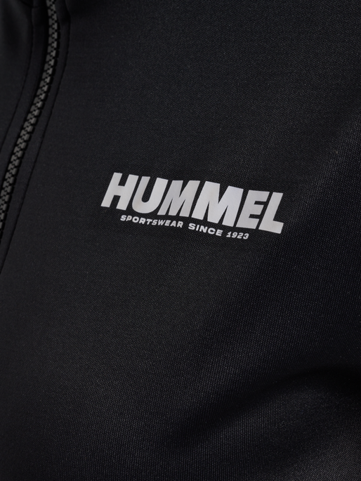 hmlLEGACY EVY POLY ZIP JACKET, BLACK hmlLEGACY EVY POLY ZIP JACKET, BLACK, packshot