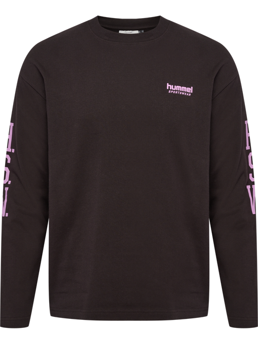 hmlLOOSE T-SHIRT L/S SW STADIUM, AFTER DARK hmlLOOSE T-SHIRT L/S SW STADIUM, AFTER DARK, packshot