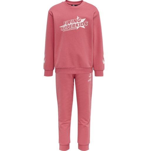 hmlFLYING SPRING TRACKSUIT, DESERT ROSE, packshot