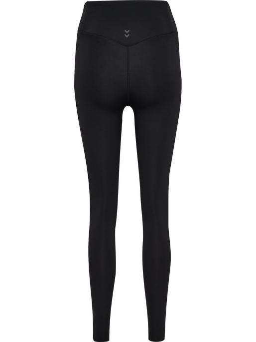 hmlYOGA WRAP HIGH WAIST W TIGHTS, BLACK, packshot