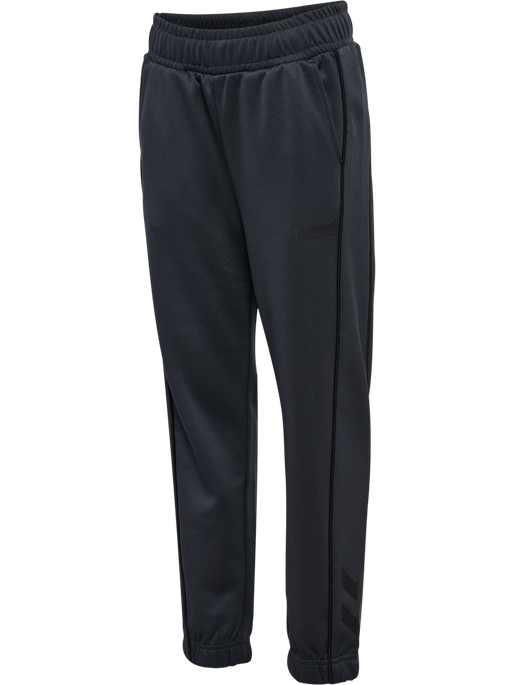 hmlJR INTERLOCK ADJUST PANTS, EBONY, packshot