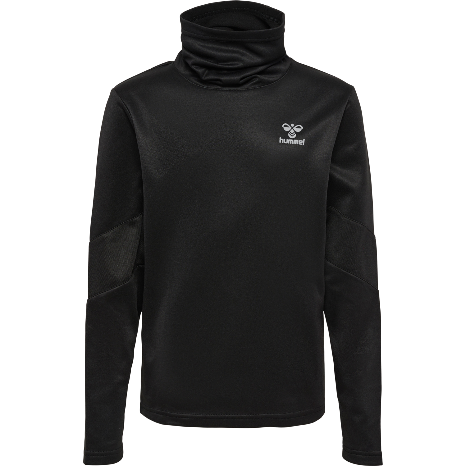 hmlACTIVE WINTER CREW SWEAT KIDS, BLACK, packshot