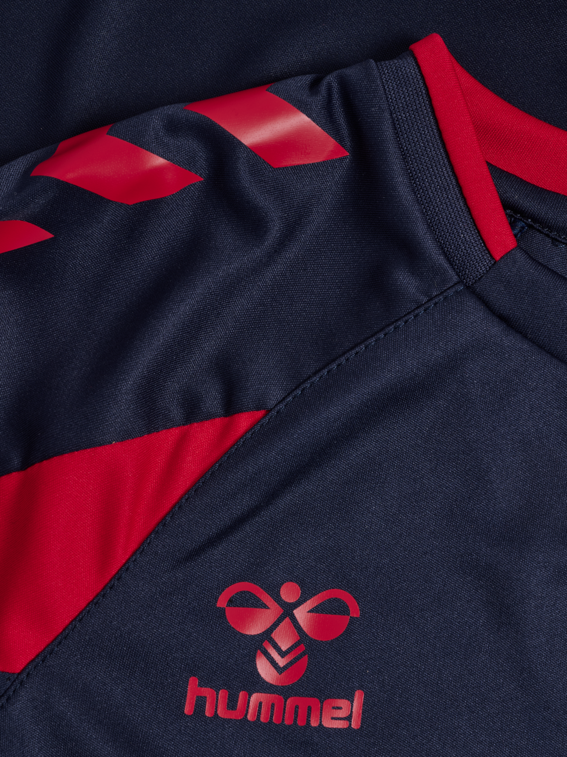 hmlCORE 2.0 JERSEY S/S KIDS, MARINE/TRUE RED, packshot