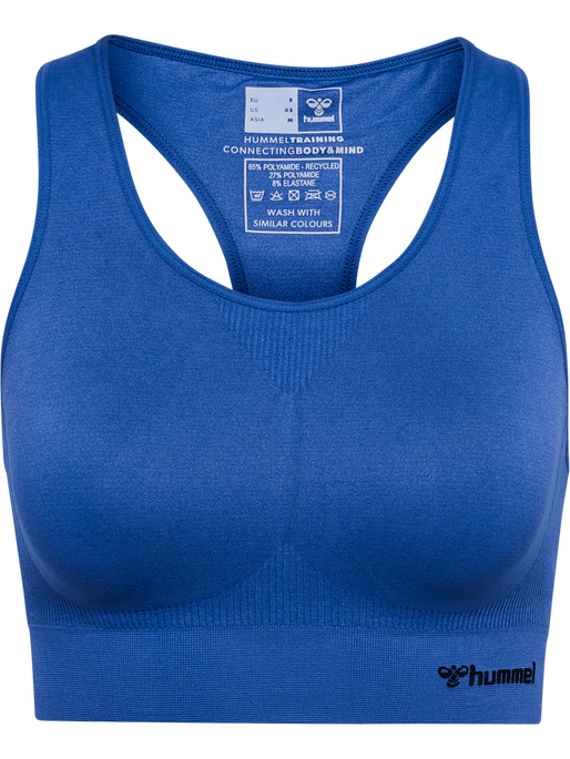 hmlTIF SEAMLESS SPORTS TOP, OLYMPIAN BLUE, packshot