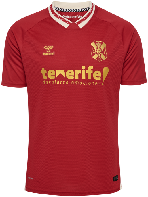 CDT 25/26 AWAY JERSEY S/S, SCARLET SMILE, packshot