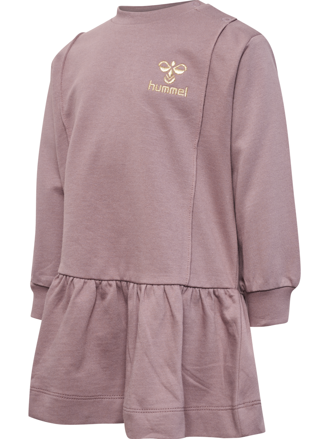 hmlHELLE DRESS L/S, TWILIGHT MAUVE, packshot