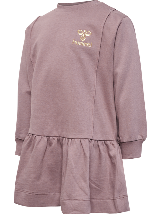 hmlHELLE DRESS L/S, TWILIGHT MAUVE, packshot