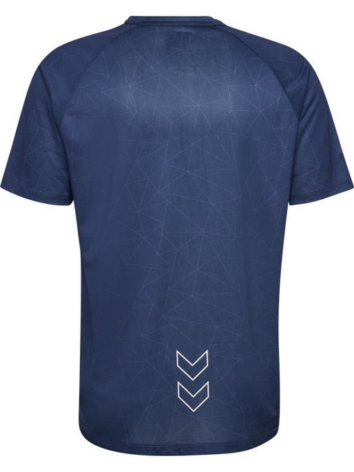 hmlCOURT AOP LIGHT WEIGHT T-SHIRT, INSIGNIA BLUE hmlCOURT AOP LIGHT WEIGHT T-SHIRT, INSIGNIA BLUE, packshot