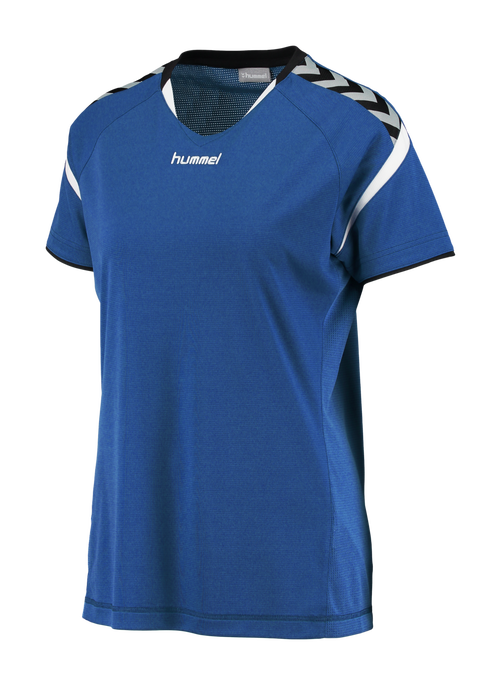 AUTHENTIC CHARGE SS POLY JERSEY WOMAN, TRUE BLUE, packshot