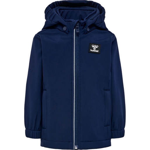 hmlMARS TEX MINI SOFTSHELL JACKET, BLACK IRIS hmlMARS TEX MINI SOFTSHELL JACKET, BLACK IRIS, packshot