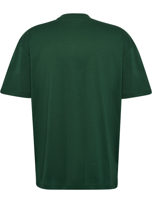 hmlLOOSE TEE S/S CLUB SPORTSWEAR, DARK GREEN hmlLOOSE TEE S/S CLUB SPORTSWEAR, DARK GREEN, packshot