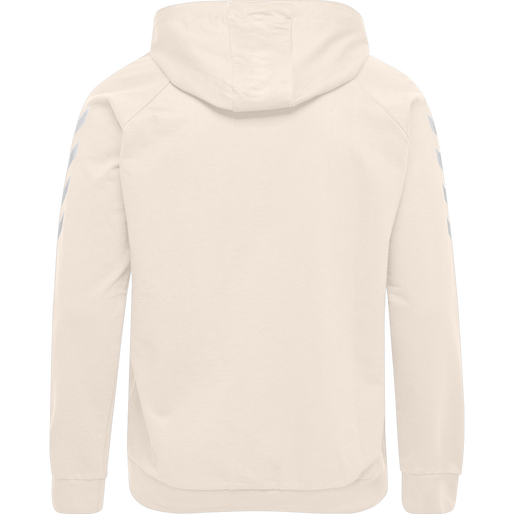 HUMMEL GO COTTON HOODIE, EGRET MELANGE, packshot