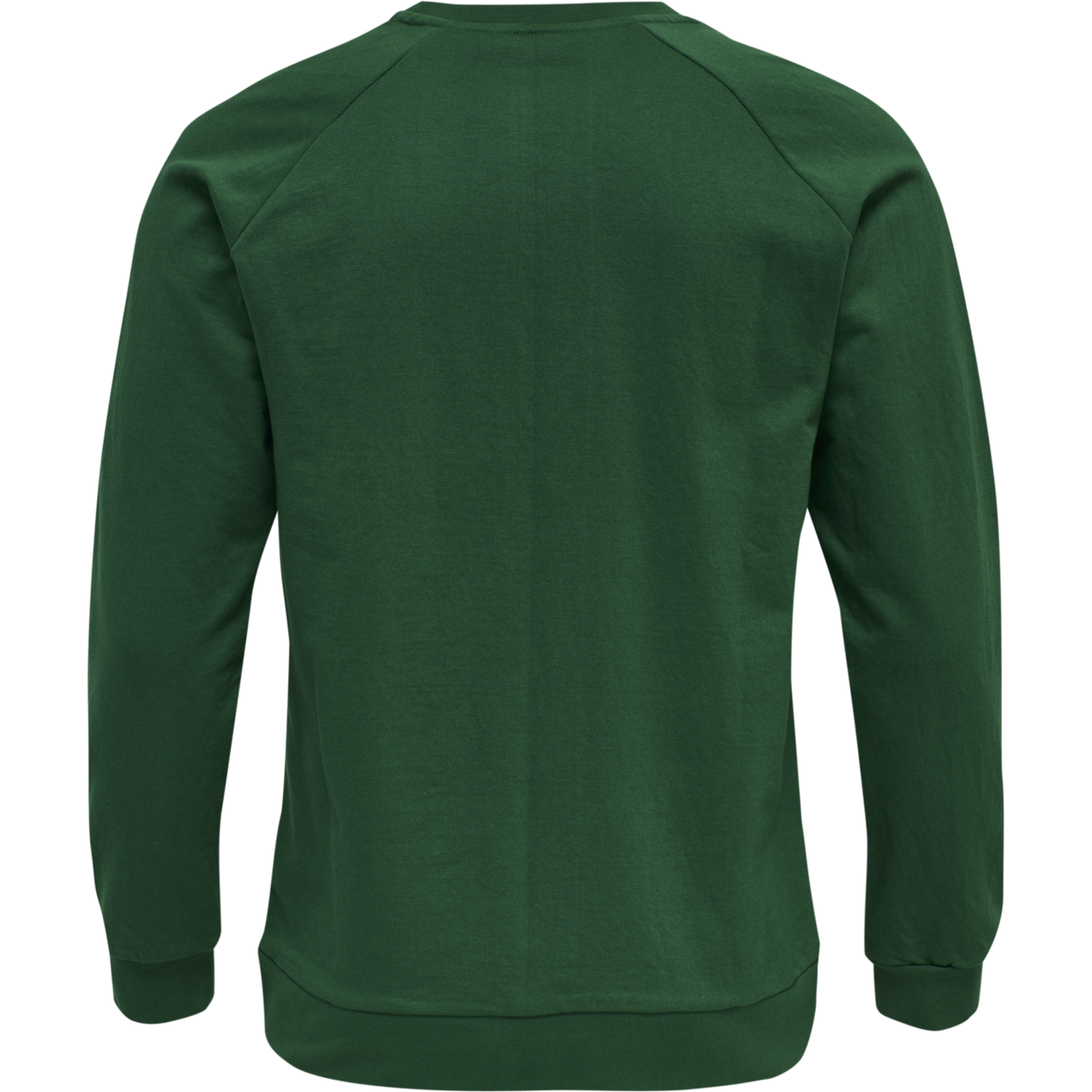 HUMMEL GO COTTON LOGO SWEATSHIRT WOMAN, EVERGREEN, packshot