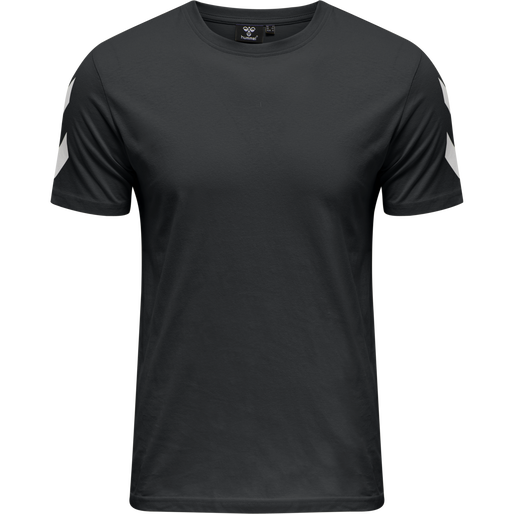 hmlLEGACY CHEVRON T-SHIRT, BLACK hmlLEGACY CHEVRON T-SHIRT, BLACK, packshot