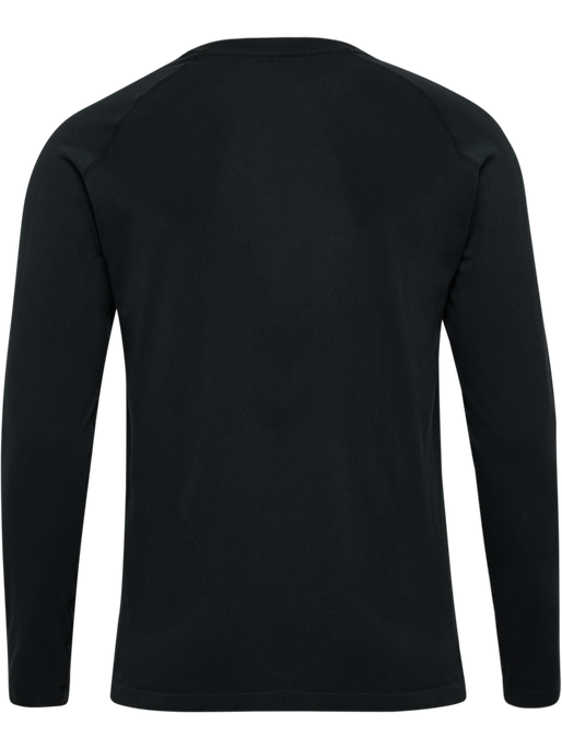 hmlHIIT SEAMLESS T-SHIRT L/S, BLACK hmlHIIT SEAMLESS T-SHIRT L/S, BLACK, packshot