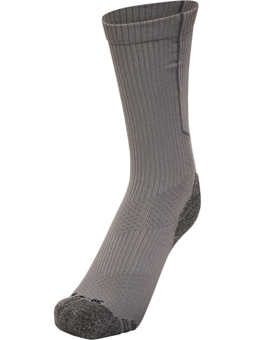 hmlPRO TRAINING SOCKS LOW, STEEL GRAY/WHITE hmlPRO TRAINING SOCKS LOW, STEEL GRAY/WHITE, packshot