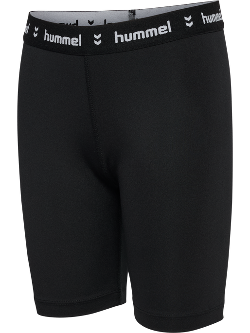 hmlJR PULSE MW SHORT TIGHTS, BLACK hmlJR PULSE MW SHORT TIGHTS, BLACK, packshot