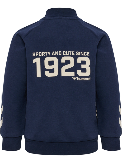 hmlSTRIPY ZIP JACKET, BLACK IRIS hmlSTRIPY ZIP JACKET, BLACK IRIS, packshot