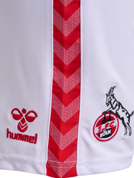 1FCK 23/24 HOME SHORTS KIDS, WHITE/TRUE RED 1FCK 23/24 HOME SHORTS KIDS, WHITE/TRUE RED, packshot
