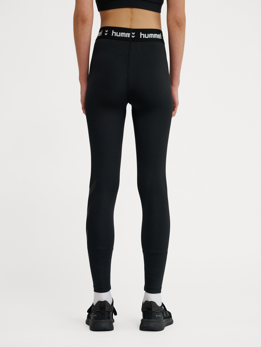 hmlPULSE MID WAIST TIGHTS, BLACK, model