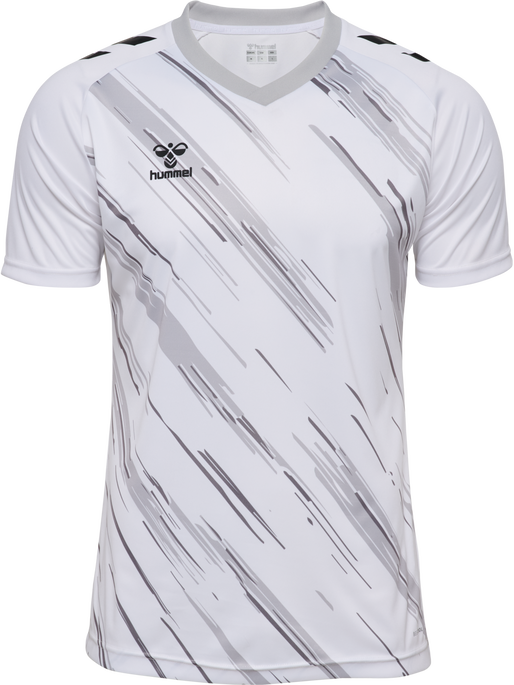 hmlMATCH TRIUMPH JERSEY S/S, WHITE/STEEL GRAY hmlMATCH TRIUMPH JERSEY S/S, WHITE/STEEL GRAY, packshot