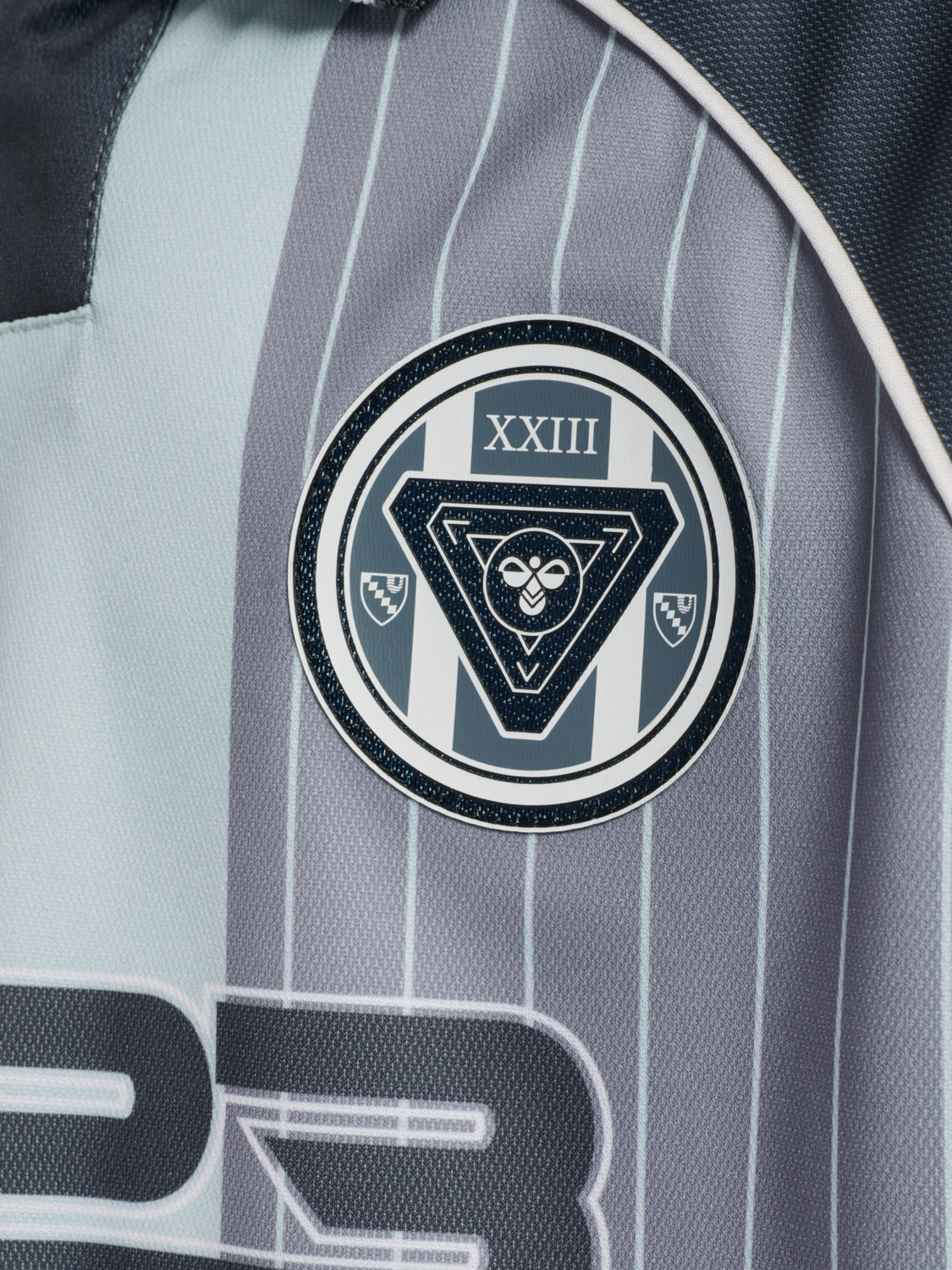 hmlJR LOOSE SOCCER JERSEY S/S, FLINT STONE, packshot