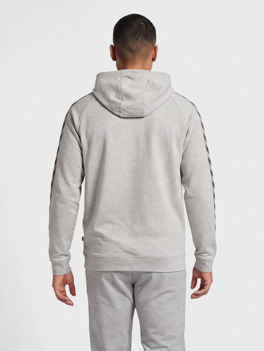 hmlMOVE HOODIE, GREY MELANGE, model