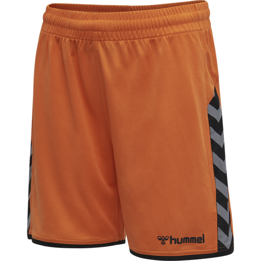 hmlAUTHENTIC KIDS POLY SHORTS, TANGERINE, packshot