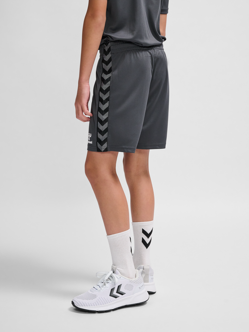 hmlAUTHENTIC PL SHORTS KIDS, ASPHALT, model