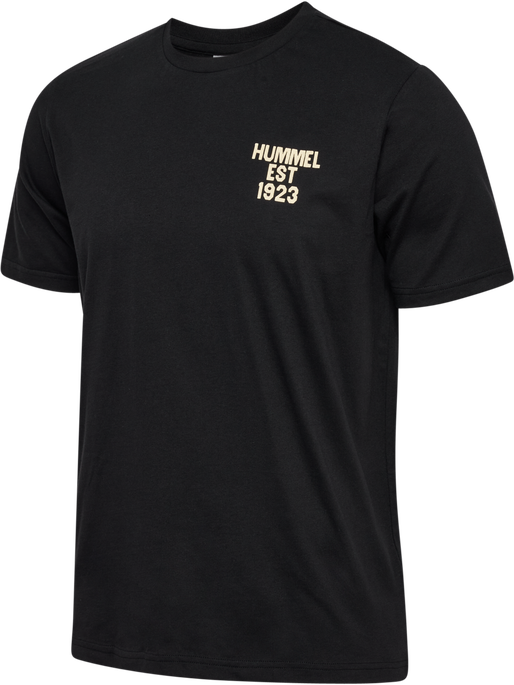 hmlREGULAR GRAPHIC TEE S/S, BLACK/BLUE hmlREGULAR GRAPHIC TEE S/S, BLACK/BLUE, packshot