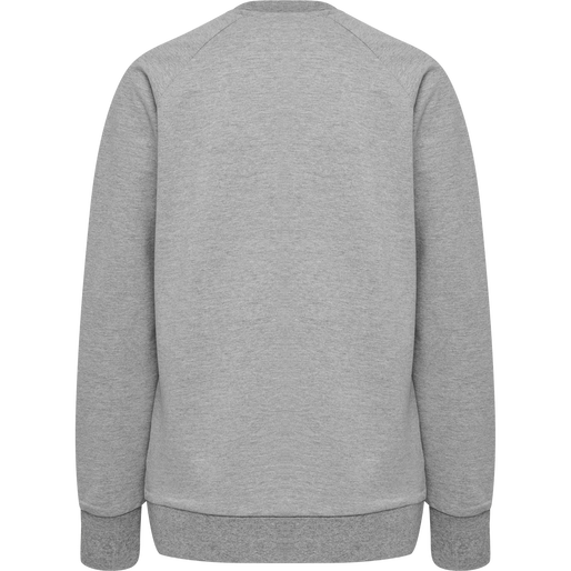 HMLGO COTTON LOGO SWEATSHIRT WOMAN, GREY MELANGE, packshot